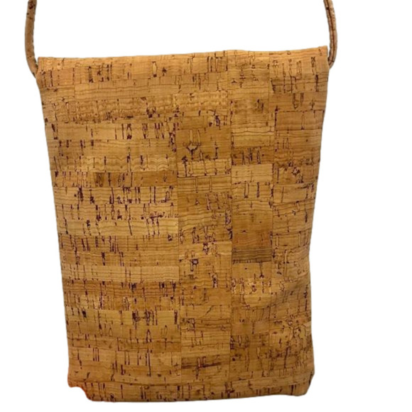 Natalie Therese Crossbody Cork Bag and Matching Keychain Change Pouch NWOT - Picture 7 of 8